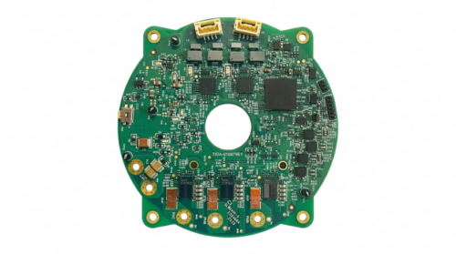 TI TIDA-010979 circular PCB for 48V robot joint motor control reference design