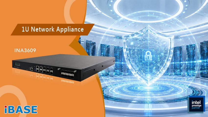 INA3609 1U Network Appliance for High-Performance Secure Networking