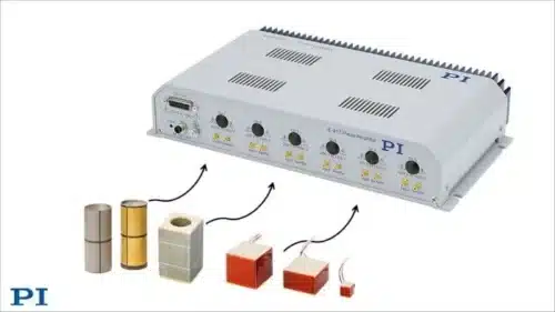 6-Channel driver for piezo transducers, scanner tubes, shear actuators, piezo stacks. Image Credit: PI (Physik Instrumente) LP