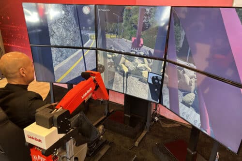 Caption:
“This is a more intuitive way to command the machine,” says Hermano Krebs. Krebs sees the interface as a faster way to train excavator operators, as well as a new way to physically operate the machines, both on-site and remotely.
Credits:
Image: Courtesy of the researchers