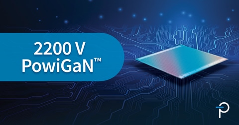 Power Integrations Demonstrates World’s First 2200 V GaN Technology for Next-Era High-Voltage Power Systems