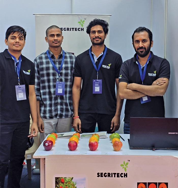 (R to L) Hetendra Singh Rathore, Founder, Sri Kusulu Devalla, Co-Founder and CTO, and Vijay Pratap Singh, Co-Founder, Segritech 