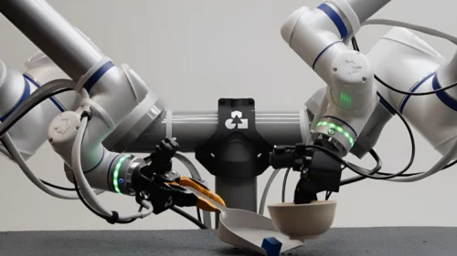 GEN-1.5 learns physical tasks from seconds-long demonstrations.