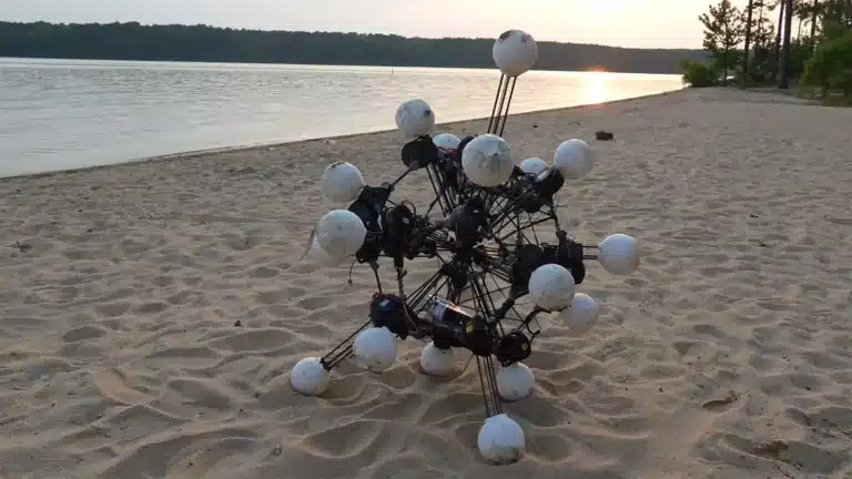 Omnidirectional, sea-urchin-like robot defies traditional designs