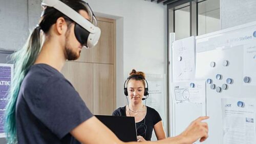 XR glasses can support visually impaired people at work.