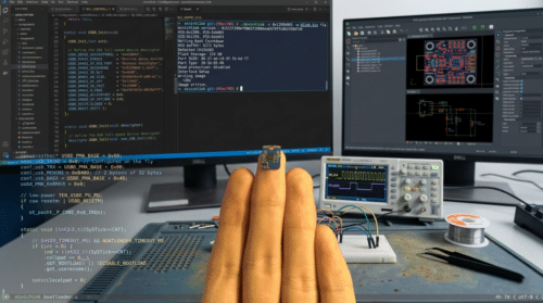 Comu microSD-card-sized RISC-V devboard