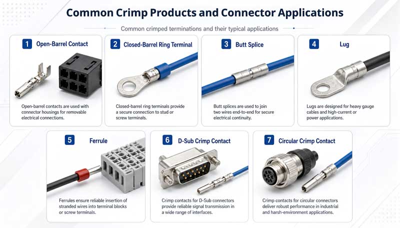 crimp connector applications