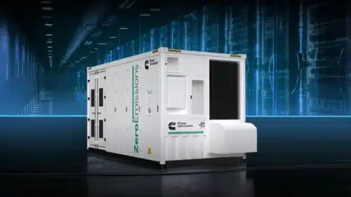 Cummins' battery system for data centers.
