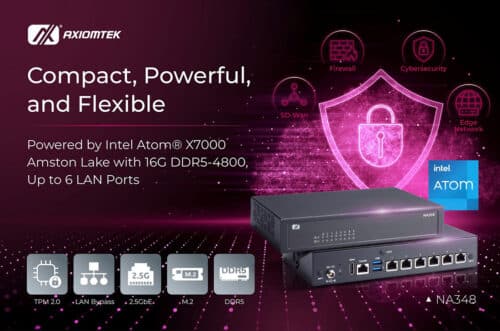 Axiomtek Launches NA348: Compact Desktop Network Appliance for Edge Security and Connectivity
