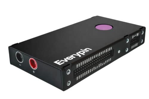 Everypin PwrBlock 323 open-hardware programmable power supply with USB-C ports and I/O headers