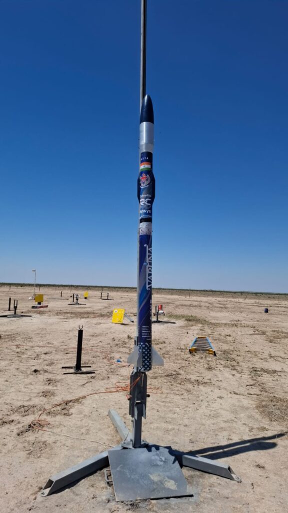Varuna, a student-built supersonic sounding rocket, integrates an indigenous SRAD motor, flight computer, and custom avionics.