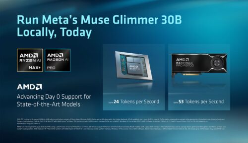 Run Meta's Muse Glimmer 30B on AMD Ryzen AI Max+ Agentic PCs and Radeon GPUs
