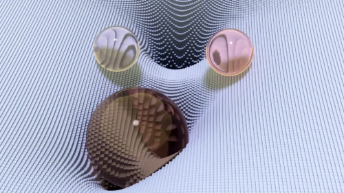 Concept image of a quantum cavity.