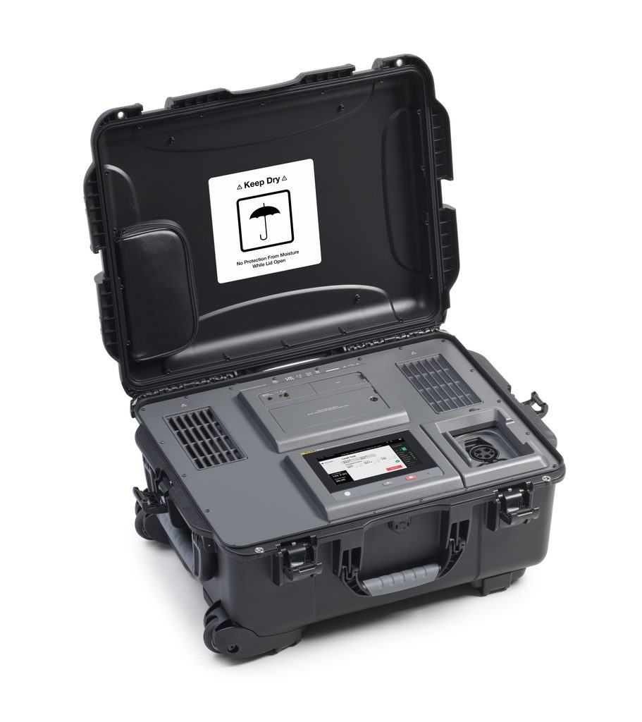 An all-in-one testing solution designed specifically for fast DC Level 3 EV charging stations