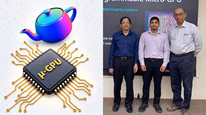 IIT Delhi researchers have developed a working indigenous micro-GPU and demonstrated it on a Spartan-7 FPGA platform. (Photo: IIT Delhi)