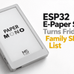 ESP32 E-Paper Screen Turns Fridge Into Family Shopping List