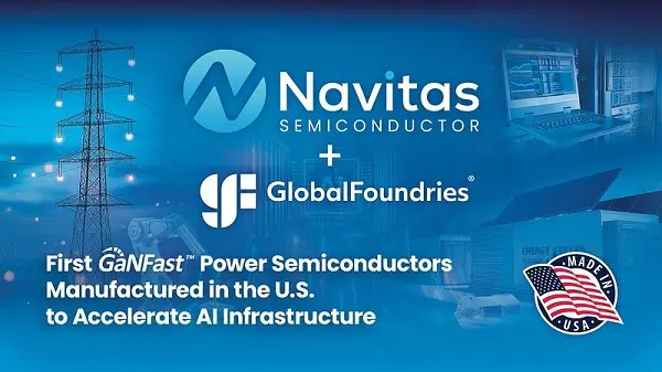 Navitas Semiconductor today announced that the first shipments of U.S.-manufactured 5th Generation GaNFast technology