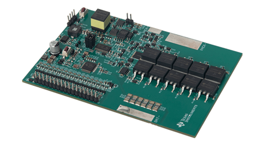Texas Instruments TIDA-010216: 16s battery pack management reference board with low-side FET control.