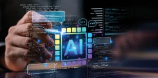 Software engineer develops AI-powered applications with intelligent code assistance, machine learning automation, neural computing, programming workflow optimization, algorithm analysis