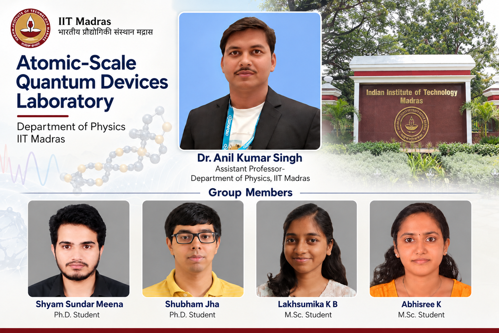 Atomic-Scale Quantum Devices Laboratory team, Department of Physics, IIT Madras