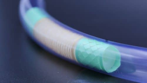“When we evaluate the small intestine, we do it for either diagnosis or treatment. If we find a little polyp that needs to be removed, this robot allows us to take a biopsy or remove it,” says Giovanni Traverso. Image Credit: Courtesy of the researchers