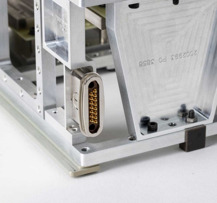 Low-force 15-pin connector pair from Planetary Systems Corporation delivers reliable signal transfer for spaceflight applications