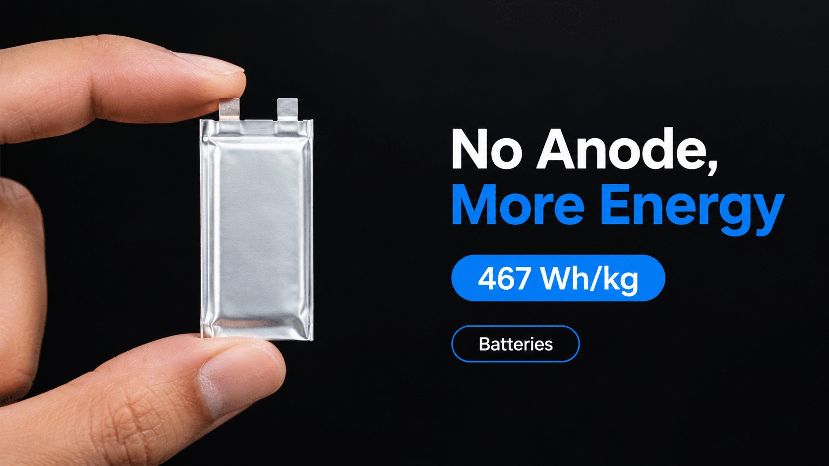 Cell Energy Lab Projects Anode-Free Lithium Battery Reaches 467Wh/kg