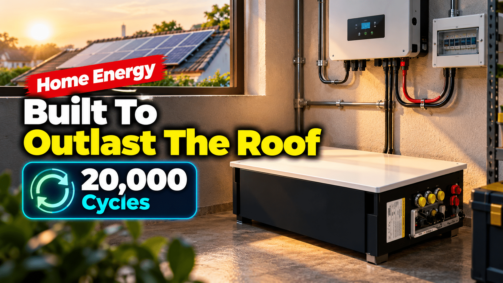 This Home Battery Targets 30,000 Charge Cycles