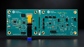 The MAXREFDES1263 reference design board from Analog Devices