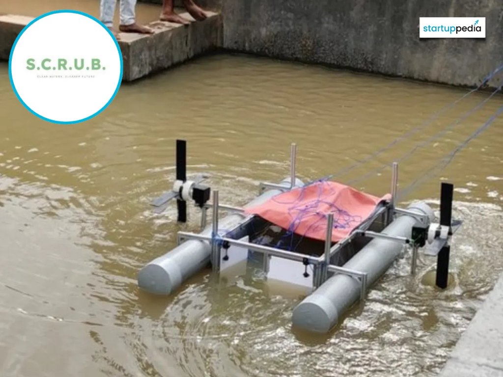 Scrub Robotics builds and tests an autonomous water-cleaning robot that can collect up to 25 kg of floating waste